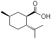 结构式 CAS# 16052-40-7, (1R,2S,5R)-5-甲基-2-异丙基环己基甲酸