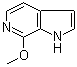 structure of CAS# 160590-40-9, 7-Methoxy-1H-pyrrolo[2,3-c]pyridine;7-Methoxy-6-azaindole