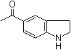 structure of CAS# 16078-34-5, 5-Acetyl-2,3-dihydroindole;5-Acetylindoline; NSC 75568