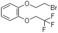 结构式 CAS# 160969-00-6, 2-[2-(2,2,2-三氟乙氧基)苯氧基]乙基溴