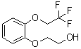 结构式 CAS# 160969-02-8, 2-[2-(2,2,2-三氟乙氧基)苯氧基]乙醇