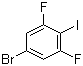 structure of CAS# 160976-02-3, 4-Bromo-2,6-difluoroiodobenzene;1-Bromo-3,5-difluoro-4-iodobenzene; 5-Bromo-1,3-difluoro-2-iodobenzene