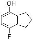 structure of CAS# 161178-24-1, 7-Fluoro-4-indanol;7-Fluoro-2,3-dihydro-1H-inden-4-ol