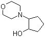 结构式 CAS# 161193-34-6, 1-(吗啉-4-基)-2-羟基环戊烷; 1-N-吗啉代-2-羟基-环戊烷
