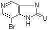 结构式 CAS# 161836-12-0, 7-溴-1,3-二氢咪唑并[4,5-c]吡啶-2-酮