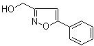 结构式 CAS# 1619-37-0, 3-羟甲基-5-苯基异恶唑