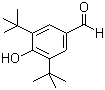 结构式 CAS# 1620-98-0, 3,5-二叔丁基-4-羟基苯甲醛