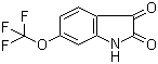 结构式 CAS# 162252-92-8, 6-(三氟甲氧基)-1H-吲哚-2,3-二酮