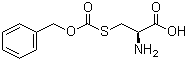 结构式 CAS# 1625-72-5, S-Cbz-L-半胱氨酸; S-苄氧羰基-L-半胱氨酸