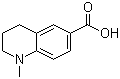 结构式 CAS# 162648-46-6, 1-甲基-1,2,3,4-四氢喹啉-6-羧酸