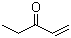 structure of CAS# 1629-58-9, 1-Penten-3-one;Ethyl vinyl ketone