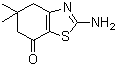 structure of CAS# 1629-95-4, 2-Amino-5,5-dimethyl-5,6-dihydro-4H-benzothiazol-7-one