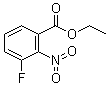 结构式 CAS# 163077-89-2, 3-氟-2-硝基苯甲酸乙酯