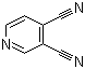 结构式 CAS# 1633-44-9, 吡啶-3,4-二甲腈