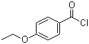 结构式 CAS# 16331-46-7, 4-乙氧基苯甲酰氯; 对乙氧基苯甲酰氯