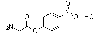 structure of CAS# 16336-29-1, Glycine p-nitrophenyl ester hydrochloride