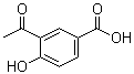 2'-Hydroxyacetophenone-5'-carboxylic acid molecular structure (CAS 16357-40-7)