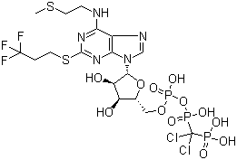 结构式 CAS# 163706-06-7, 坎格雷洛