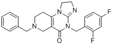 structure of CAS# 1638178-87-6, Onc-206;11-benzyl-7-[(2,4-difluorophenyl)methyl]-2,5,7,11-tetrazatricyclo[7.4.0.02,6]trideca-1(9),5-dien-8-one