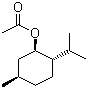 结构式 CAS# 16409-45-3, 乙酸薄荷酯; 5-甲基-2-(1-甲基乙基)环己基乙酸酯