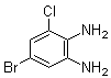 structure of CAS# 16429-44-0, 5-Bromo-3-chloro-1,2-benzenediamine;NSC 522091