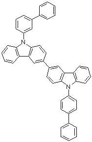 结构式 CAS# 1643479-47-3, 9-[1,1'-联苯]-3-基-9'-[1,1'-联苯]-4-基-3,3'-联-9H-咔唑