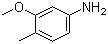 structure of CAS# 16452-01-0, 3-Methoxy-4-methylaniline;3-Methoxy-4-methylphenylamine