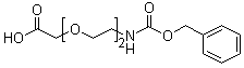 结构式 CAS# 165454-06-8, 8-苄氧羰基氨基-3,6-二氧杂辛酸