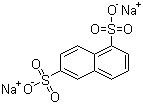 1,6-Naphthalenedisulfonic acid disodium salt molecular structure (CAS 1655-43-2)