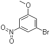 结构式 CAS# 16618-67-0, 1-溴-3-甲氧基-5-硝基苯