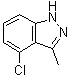 结构式 CAS# 16640-87-2, 4-氯-3-甲基-1H-吲唑