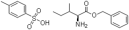 结构式 CAS# 16652-75-8, L-异亮氨酸苄酯对甲苯磺酸盐