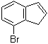 结构式 CAS# 16657-07-1, 7-溴-1H-茚