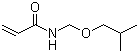 结构式 CAS# 16669-59-3, N-(异丁氧基甲基)丙烯酰胺