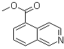 结构式 CAS# 16675-59-5, 5-异喹啉羧酸甲酯