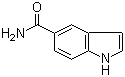 结构式 CAS# 1670-87-7, 1H-吲哚-5-甲酰胺