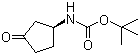 结构式 CAS# 167298-40-0, [(1S)-3-氧代环戊基]氨基甲酸叔丁酯