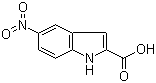 结构式 CAS# 16730-20-4, 5-硝基吲哚-2-甲酸