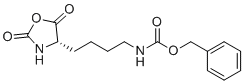 structure of CAS# 1676-86-4, N6-Carbobenzoxy-L-lysine N-Carboxyanhydride;Benzyl N-[4-[(4S)-2,5-dioxo-1,3-oxazolidin-4-yl]butyl]carbamate