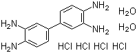 结构式 CAS# 167684-17-5, 3,3'-二氨基联苯胺盐酸盐; 3,3',4,4'-联苯四胺四盐酸盐二水物