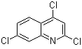 结构式 CAS# 1677-49-2, 2,4,7-三氯喹啉