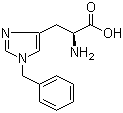 结构式 CAS# 16832-24-9, 1-苄基-L-组氨酸