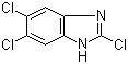 结构式 CAS# 16865-11-5, 2,5,6-三氯苯并咪唑