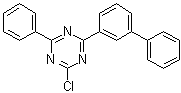 结构式 CAS# 1689576-03-1, 2-([1,1'-联苯]-3-基)-4-氯-6-苯基-1,3,5-三嗪