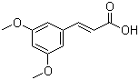 结构式 CAS# 16909-11-8, 3,5-二甲氧基肉桂酸