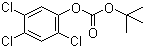 structure of CAS# 16965-08-5, tert-Butyl 2,4,5-trichlorophenyl carbonate;tert-Butyl 2,4,5-trichlorophenyl carbonate