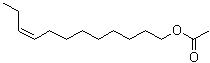 structure of CAS# 16974-11-1, (9Z)-9-Dodecen-1-ol acetate;(Z)-1-Acetoxy-9-dodecene