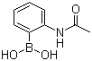 结构式 CAS# 169760-16-1, 2-乙酰胺基苯硼酸