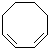 structure of CAS# 1700-10-3, 1,3-Cyclooctadiene;(Z,Z)-Cycloocta-1,3-diene; NSC 105773; NSC 72422; cis,cis-1,3-Cyclooctadiene