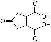 结构式 CAS# 1703-61-3, 环戊酮-3,4-二羧酸
